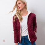 Veste chaude femme hiver en style kimono