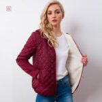 Veste douillette femme, protection contre le froid