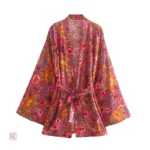 Kimono femme coloré, idéal pour un look décontracté
