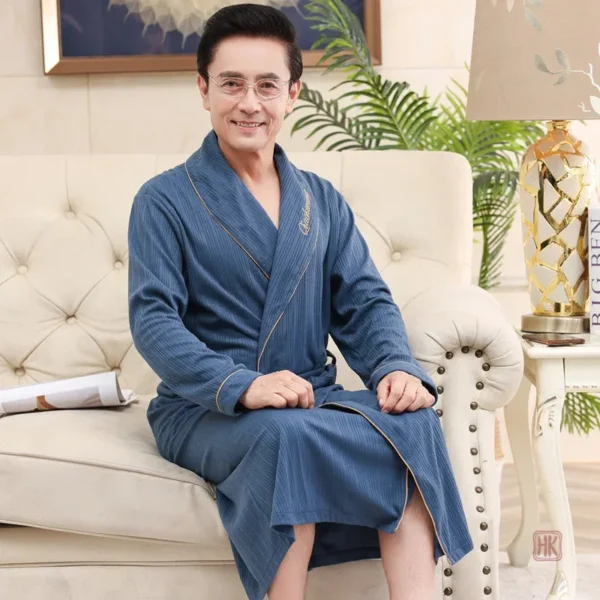 veste-dinterieur-homme-chic-1 Veste intérieure chic pour homme en style kimono