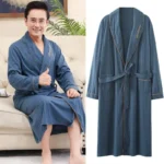 Peignoir élégant pour homme, design moderne et confortable