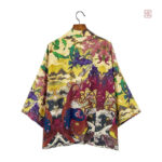 Haori coloré pour homme, vêtement traditionnel revisité