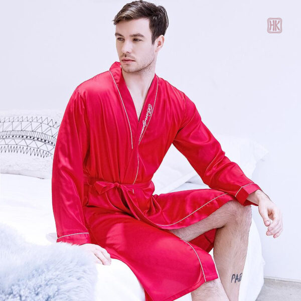 Veste homewear pour homme, style kimono confortable