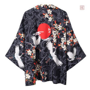 Veste kimono pour homme, design élégant et décontracté