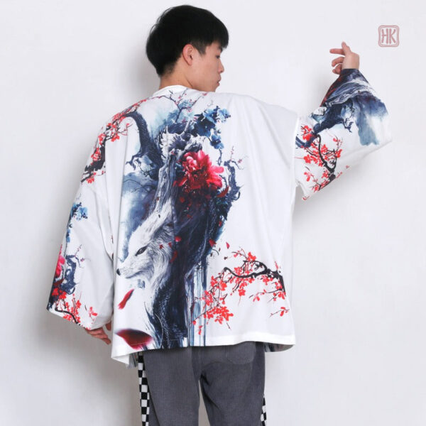 veste-homme-motif-fleur-1 Veste kimono homme à motif floral