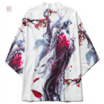 Veste kimono à fleurs pour style décontracté