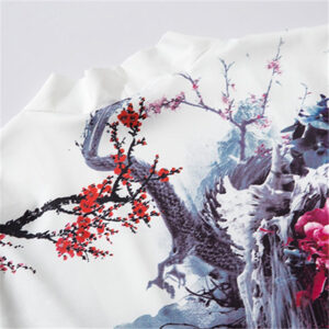 Veste homme motif fleur, parfaite pour l'été