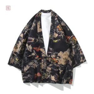 Veste légère avec design papillon pour un look unique