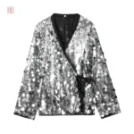Kimono à Paillettes pour Femme, style élégant