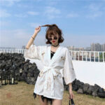 Veste kimono femme, parfaite pour les occasions estivales