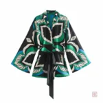 Kimono femme au design bohème et floral