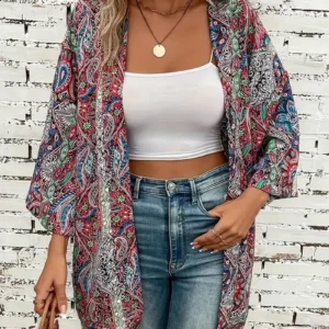 Veste Kimono d’été au style Boho pour femme