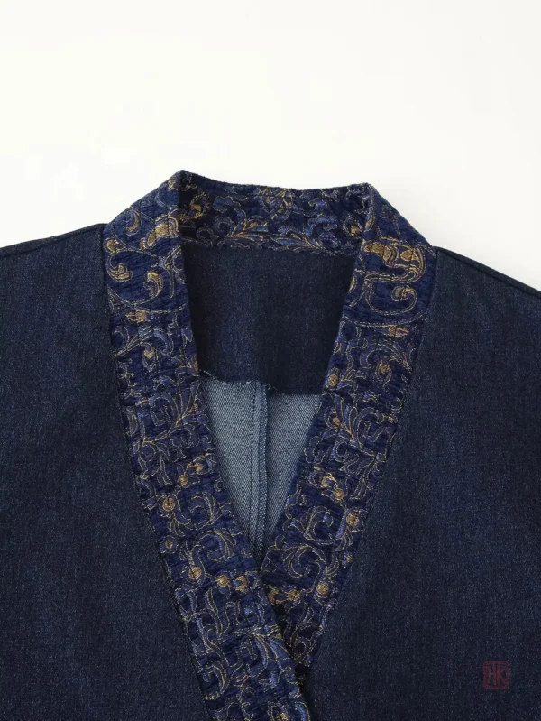 Veste légère style kimono pour femme