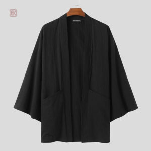 Veste kimono légère pour homme, parfaite pour un look décontracté