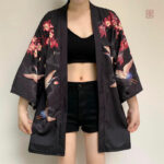 Veste légère au style japonais, idéale pour la saison estivale