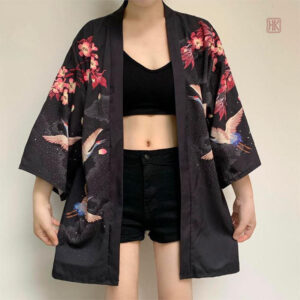 Veste légère au style japonais, idéale pour la saison estivale