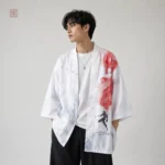 Veste kimono courte pour homme Aura