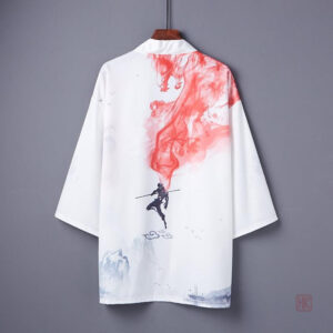 Veste kimono homme au style contemporain