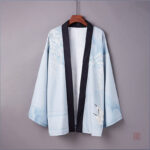 Kimono Homme Bleu Grue, style décontracté