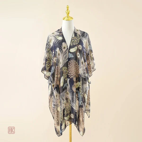 Veste légère en tissu transparent pour un confort estival