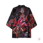 Veste élégante avec motifs de démon pour homme