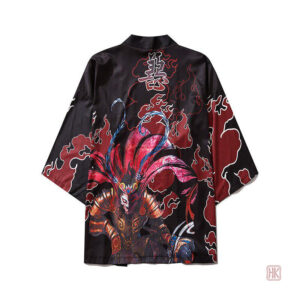 Veste élégante avec motifs de démon pour homme