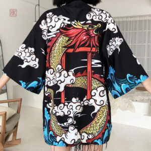 Veste Kimono Femme Dragon