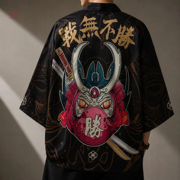 veste-kimono-dragon-samourai-1 Veste Kimono Dragon Samouraï pour homme