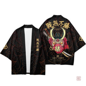 Kimono masculin inspiré de la culture japonaise, design unique