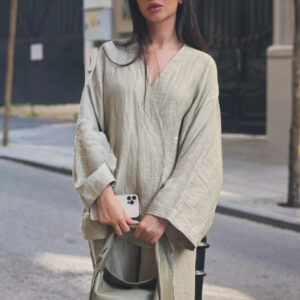 Veste Kimono en Lin pour femme