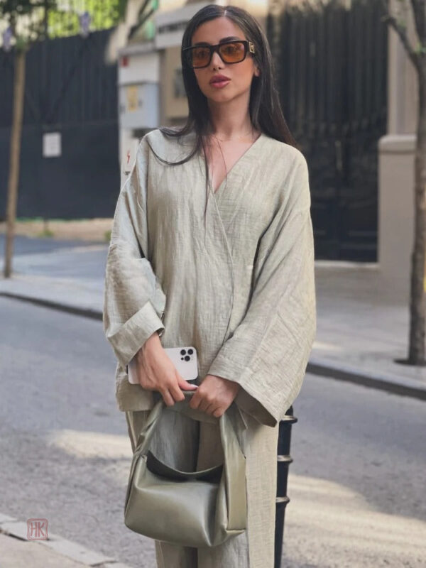 veste-kimono-en-lin-1 Veste Kimono en Lin pour femme