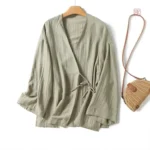 Veste Kimono en lin, parfait pour un look bohème
