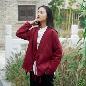 Veste Kimono Femme légère en lin