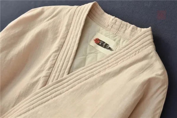 Veste Kimono en lin, look décontracté
