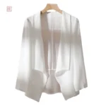 Veste kimono en mousseline, design élégant et aérien