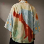 Veste kimono rouge pour homme Esprit