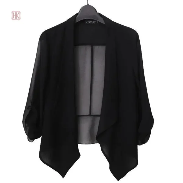 Veste kimono légère en mousseline pour l'été