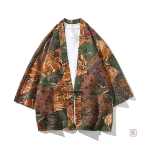 Veste fluide au design traditionnel