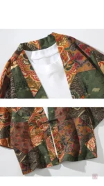 Veste ample aux motifs culturels