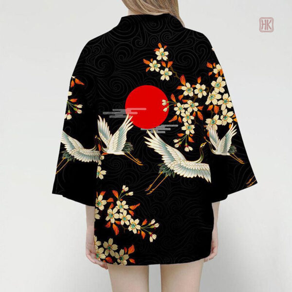 Kimono floral léger pour un style élégant