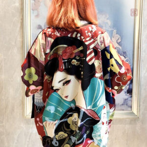 Veste Kimono Femme Geisha élégante et stylée