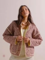 Veste femme kimono à fleurs pour un look tendance