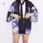 Kimono féminin, parfait pour une tenue décontractée