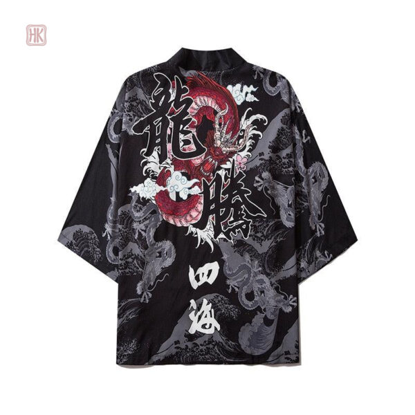 Kimono homme avec motif dragon