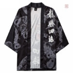 Veste légère style kimono homme
