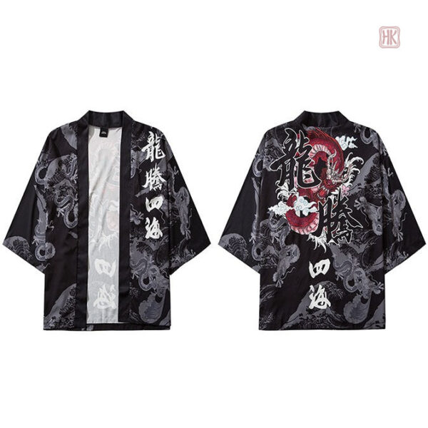 Kimono Fureur du Dragon élégant