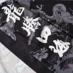 Veste kimono inspirée des dragons