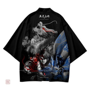 Veste légère style kimono pour homme