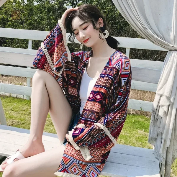 veste-kimono-indien-1 Veste Kimono Femme au style indien élégant