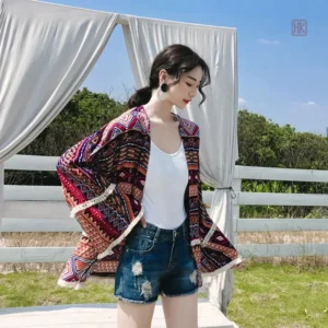 Kimono indien léger pour un look bohème chic